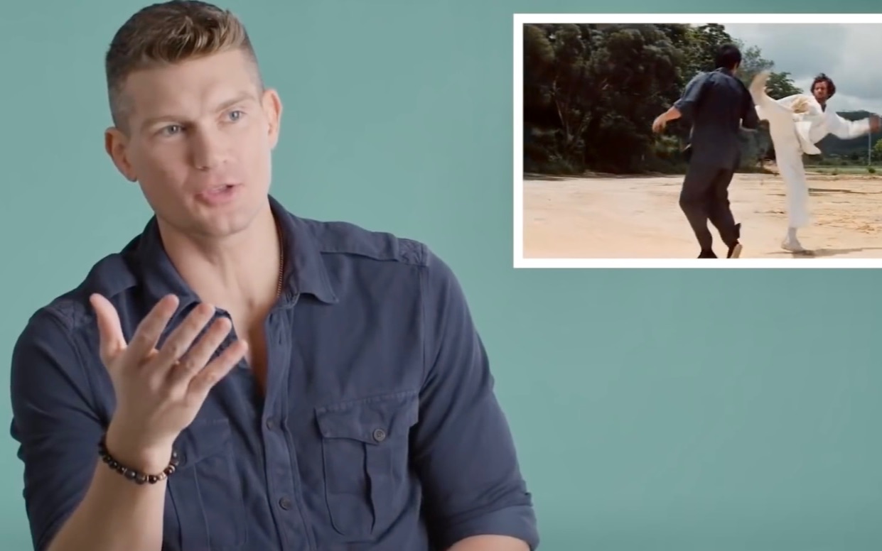 中字ufc神奇小子汤普森带你看经典电影打斗