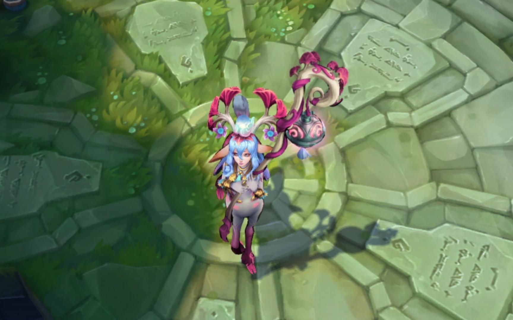 【lol】莉莉娅山海绘卷湘妃炫彩皮肤演示