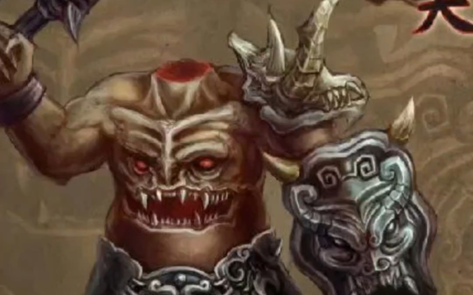 《山海经》的无头人,刑天