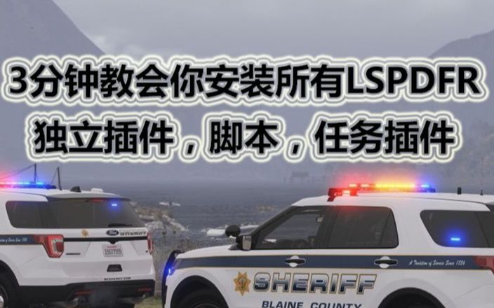 【LSPDFR模组教程】看完三分钟安装教程,LSPDFR所有插件你必会安装!!!哔哩哔哩bilibili