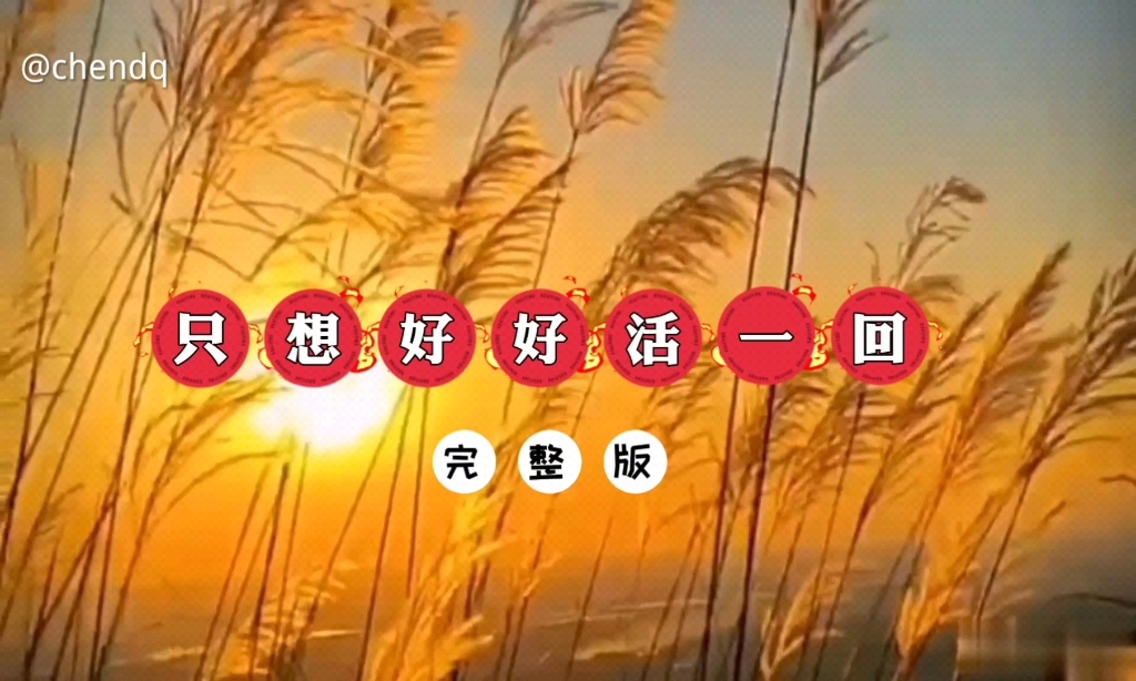 [图]《只想好好活一回》完整版