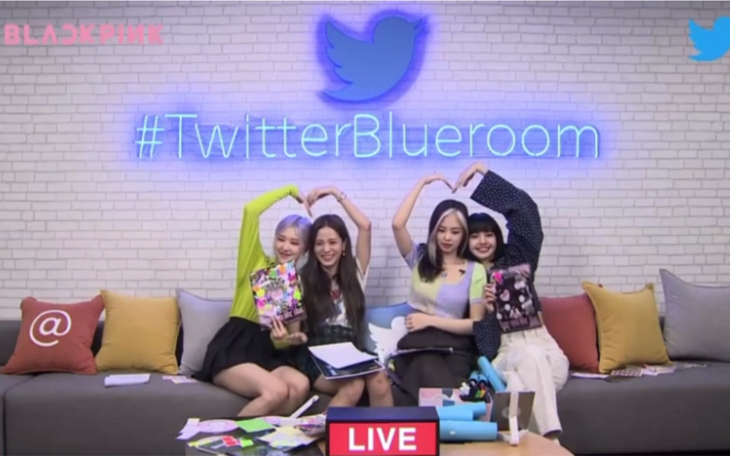 【BLACKPINK】推特直播全程 200630 TwitterBlueroom LIVE Q&A哔哩哔哩bilibili