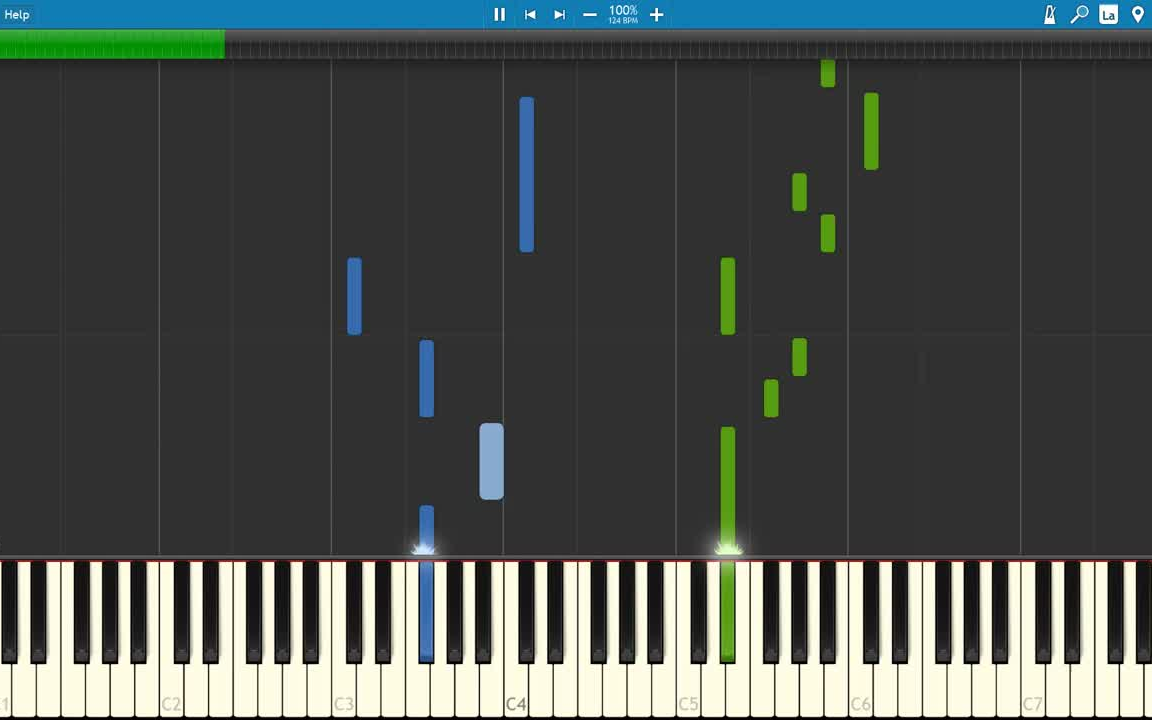 [图]【优美纯音】Bamboo - Piano Master Synthesia