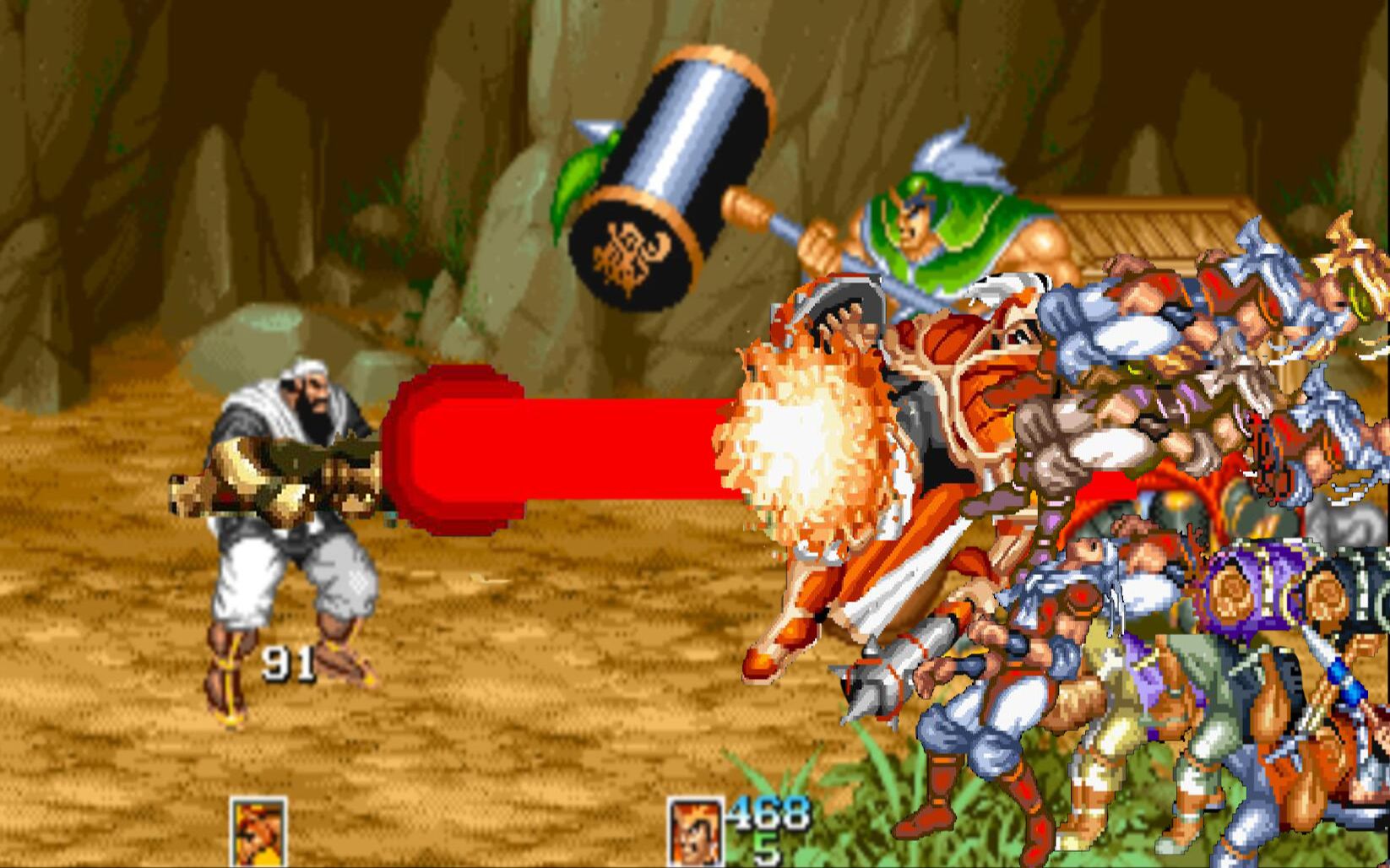 街机游戏《三国志达人版》关羽整了把激光枪,敌兵翻倍还是不够杀