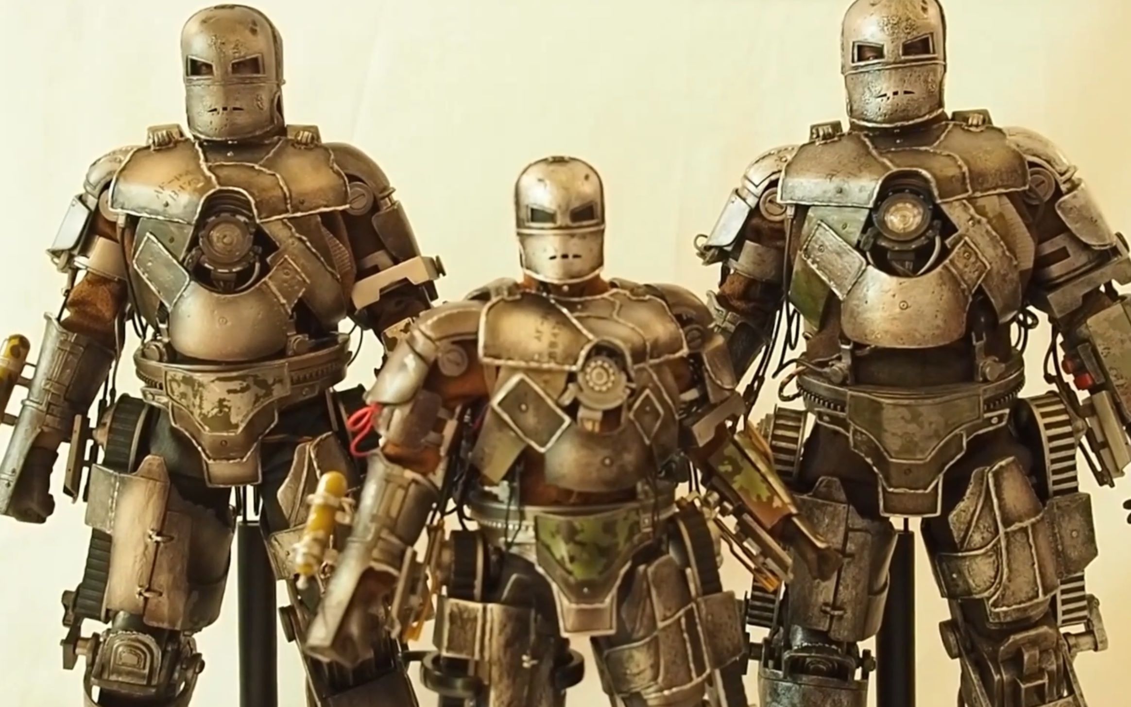 钢铁侠hot toys iron man mark 1 comparison