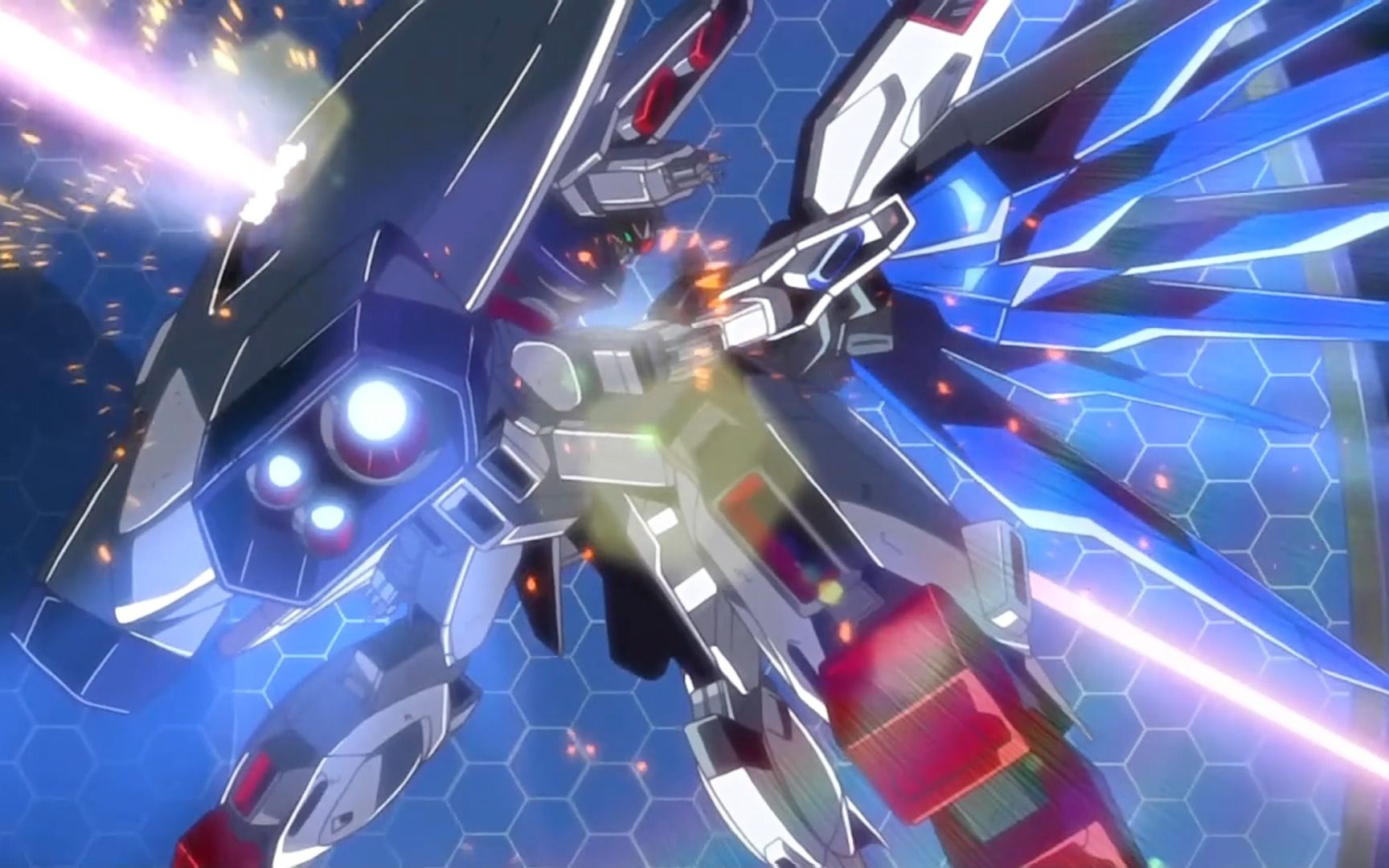 神意高达大战自由高达 全程高燃