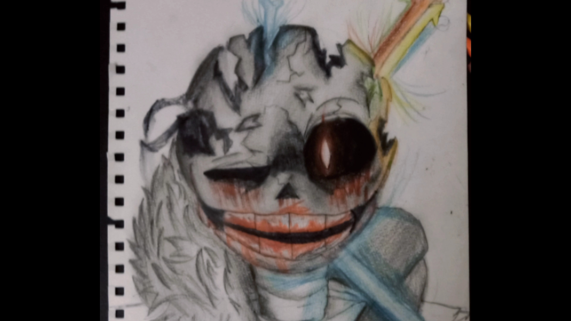 精神崩坏(sans)手绘 画渣警告 (精神错乱的特殊时间线)我又回来了,没