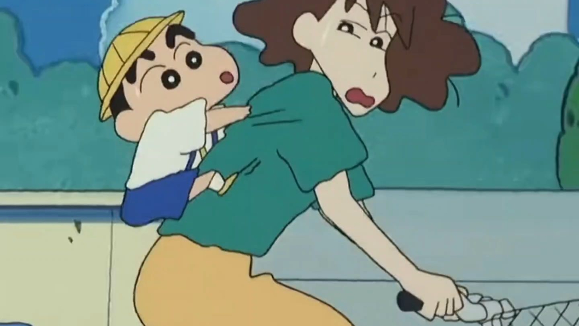 "早期的小新与美伢"