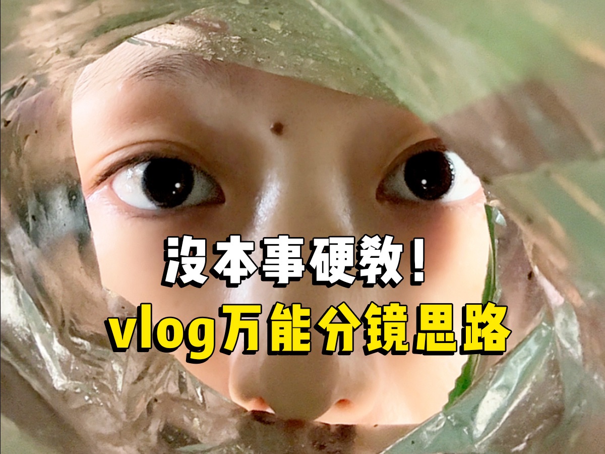 没本事硬教!Vlog拍摄万能思路,告别流水账!哔哩哔哩bilibili