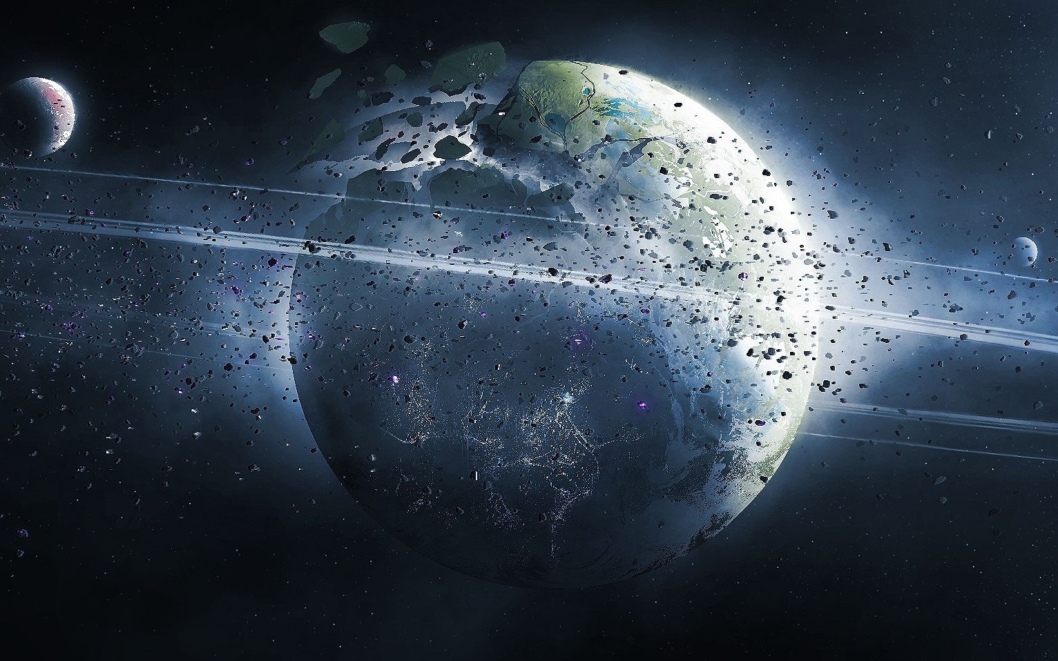 科幻宇宙intΞrgΛlΛctic 破碎行星draejro