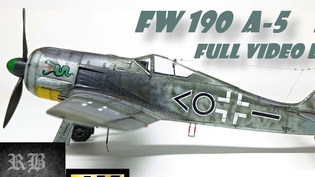 福克-沃尔夫 fw190"百舌鸟" -牛魔王1/48二战德军战斗机模型制作