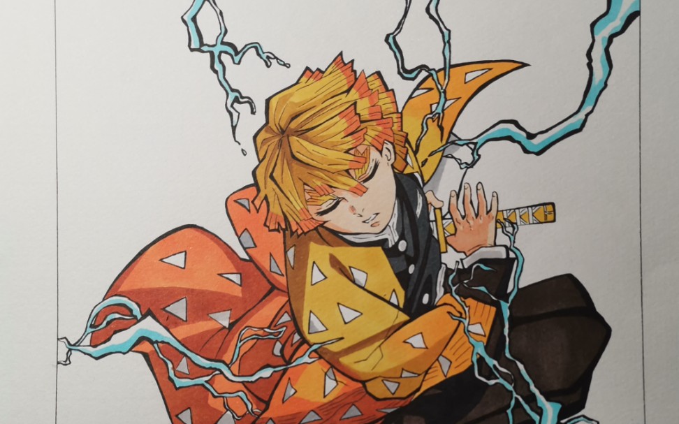 手绘【我妻善逸】