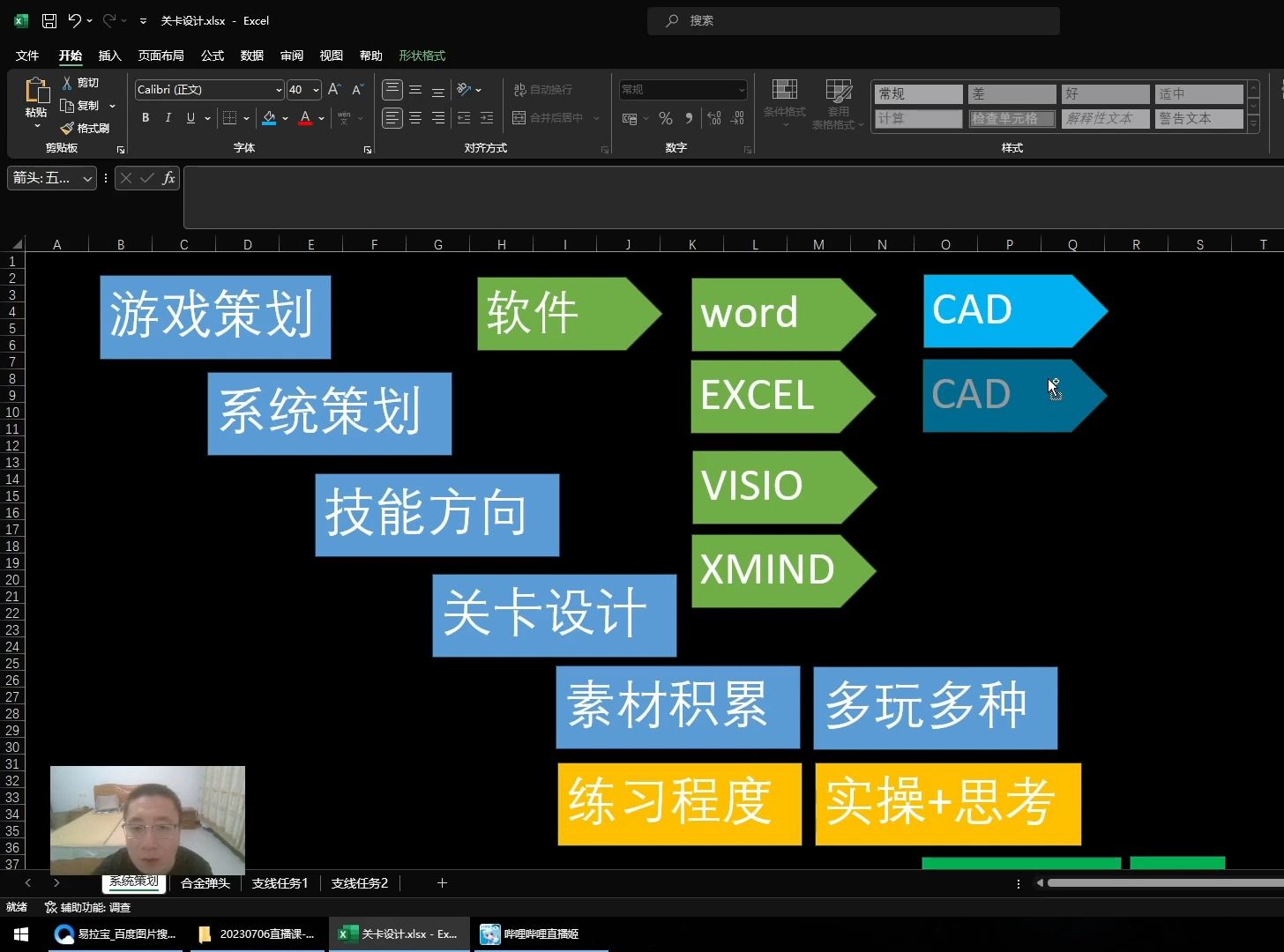 115、系统策划与关卡策划软件技能介绍哔哩哔哩bilibili