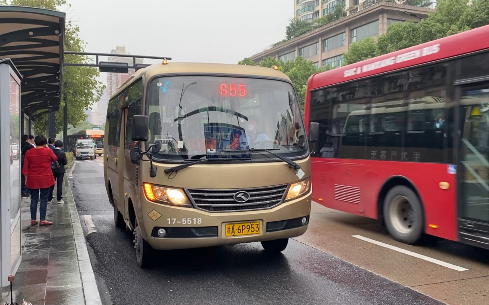 【杭州公交】萧山公交 xmq6608agn51 655路 17-5518