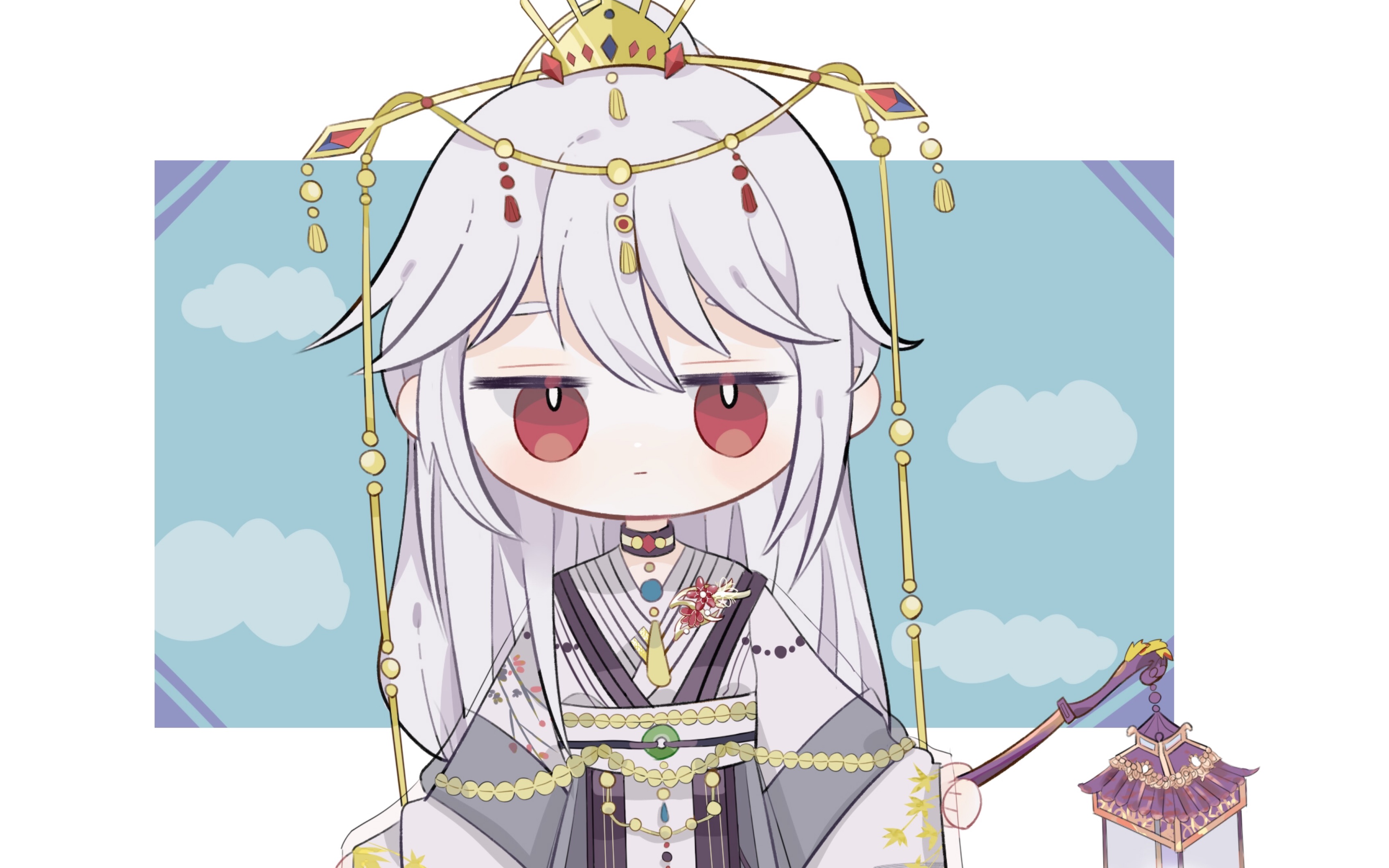 【绘画过程】q版全身古风男孩上色过程_哔哩哔哩 (゜-゜)つロ 干杯