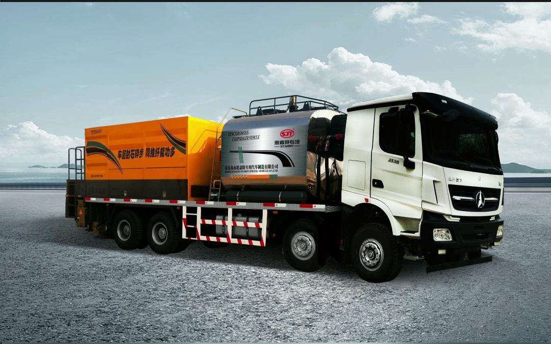 思嘉特专汽同步碎石封层车智能高效操作便捷