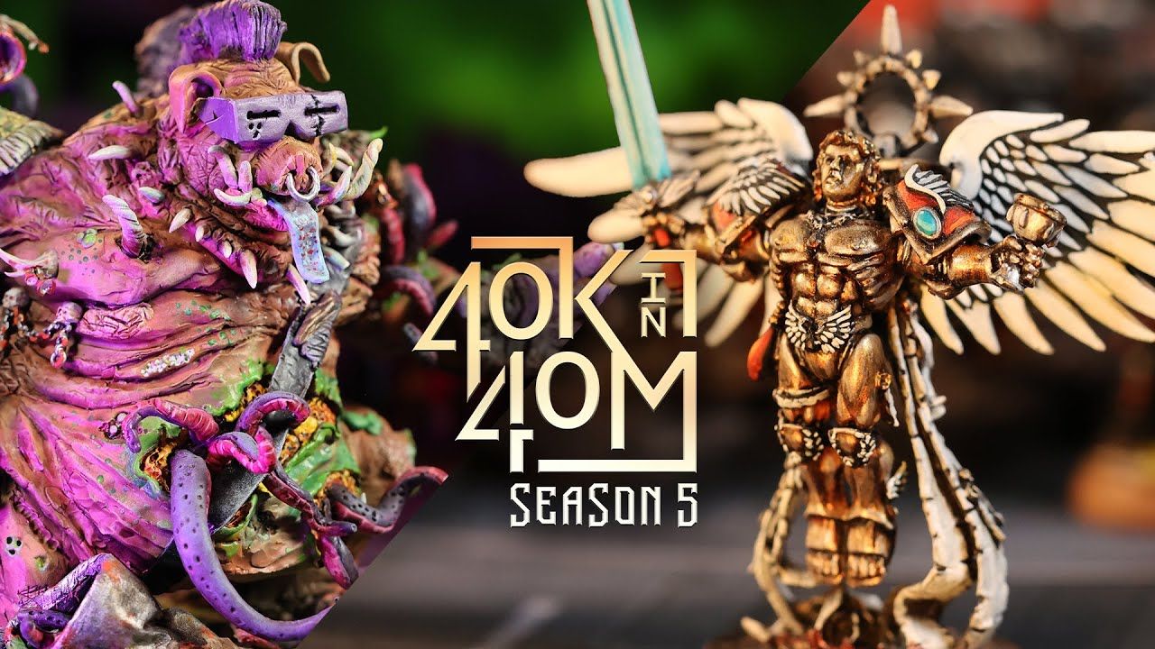 [战锤40k] 血天使 vs 混沌恶魔-40分钟40k (play on tabletop)