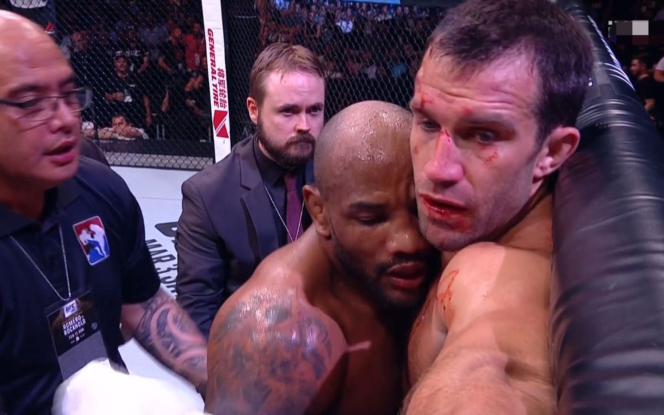 ufc第一帅哥卢克决战上帝的士兵罗梅罗!来自精神和肉体的双重摧残!