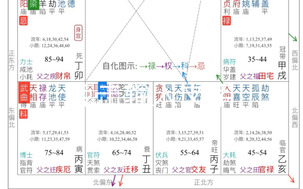 [图]紫微斗数超长解盘案例及思路分析