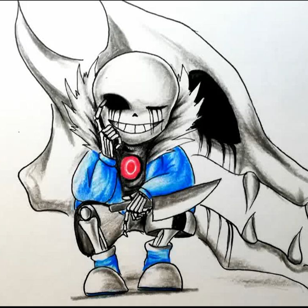 how I think Horror!Killer Sans would work by AMegaloSans on DeviantArt