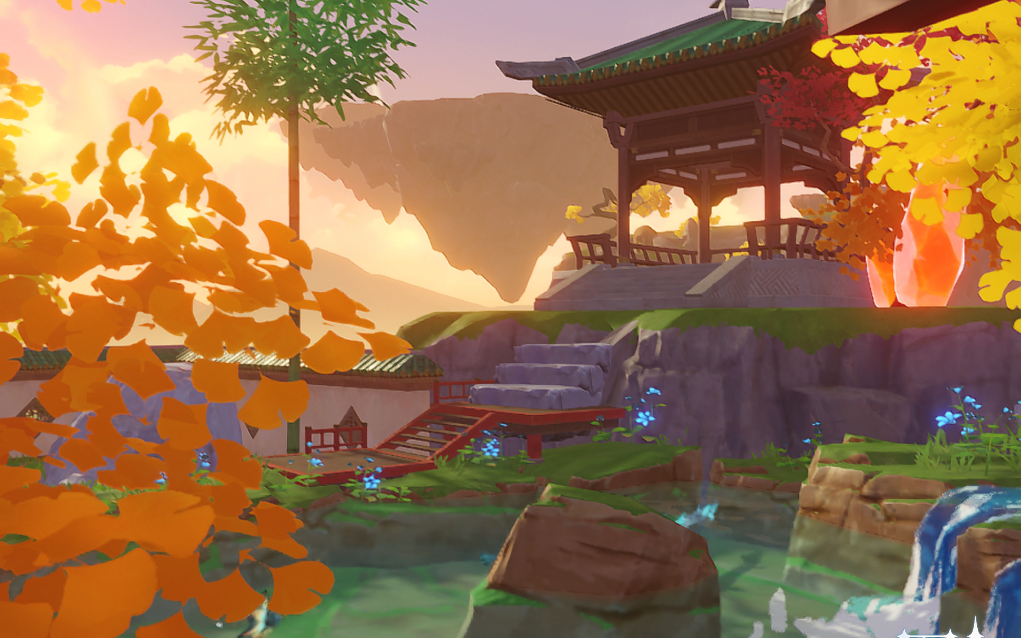 【尘歌壶】罗浮洞61镇风岛 |含主宅 ,三个池子两块田