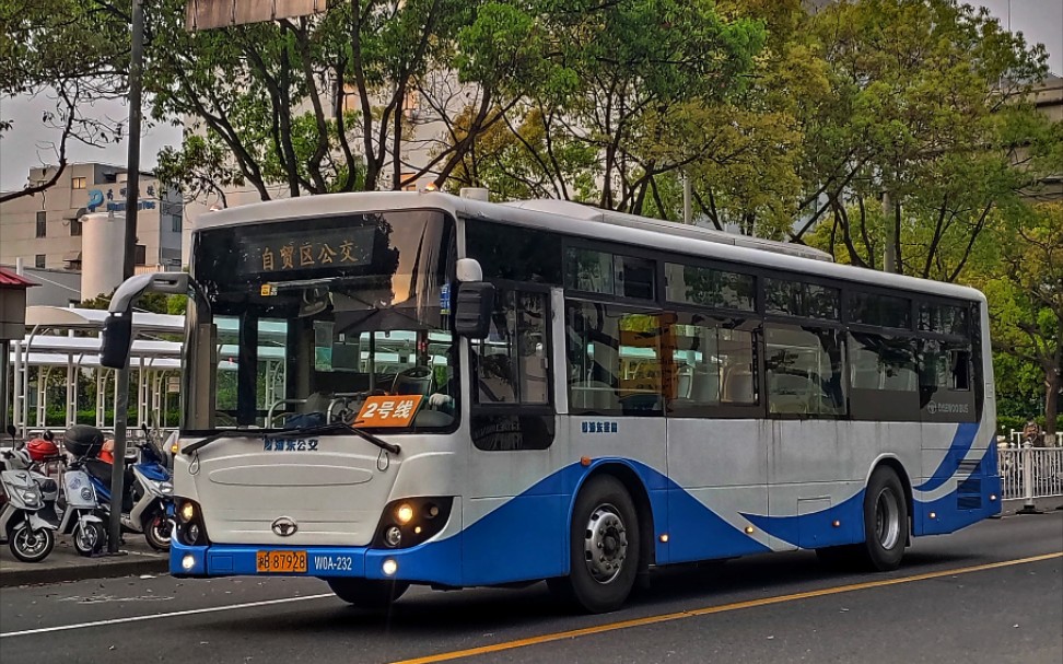 上海公交sxc6105g3(斗山,5mt)运行实录