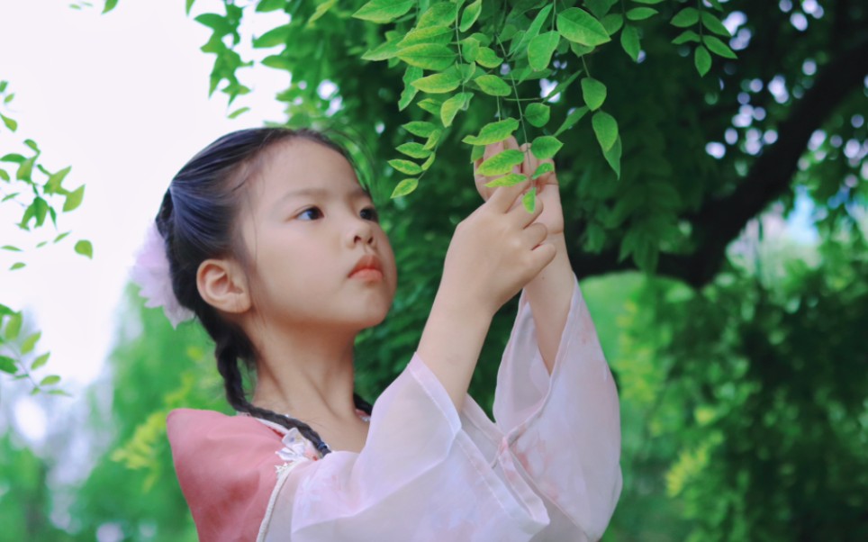 今天拍古装小妹妹,妹妹太可爱了!