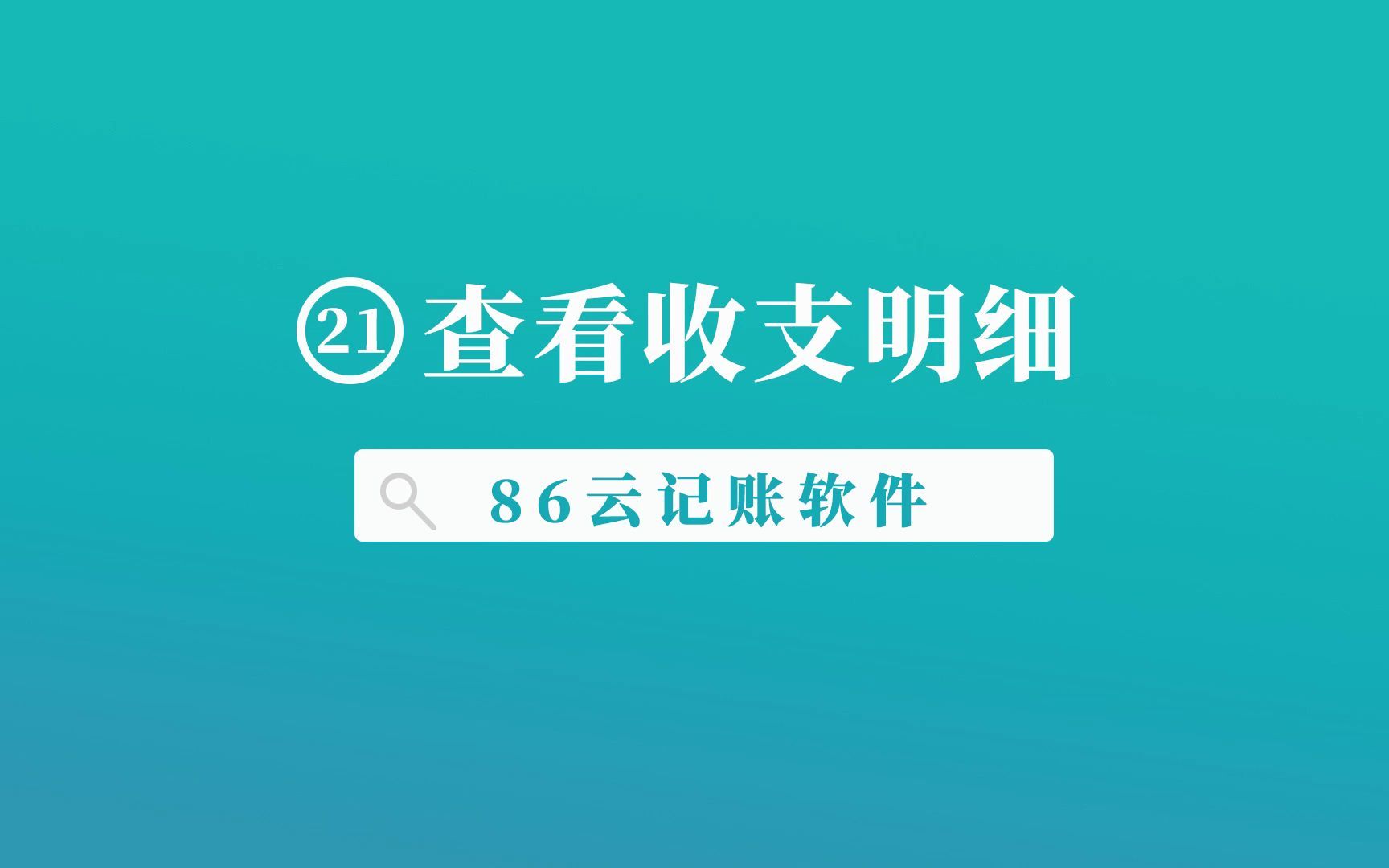 企业记账软件,查看收入明细分类账哔哩哔哩bilibili