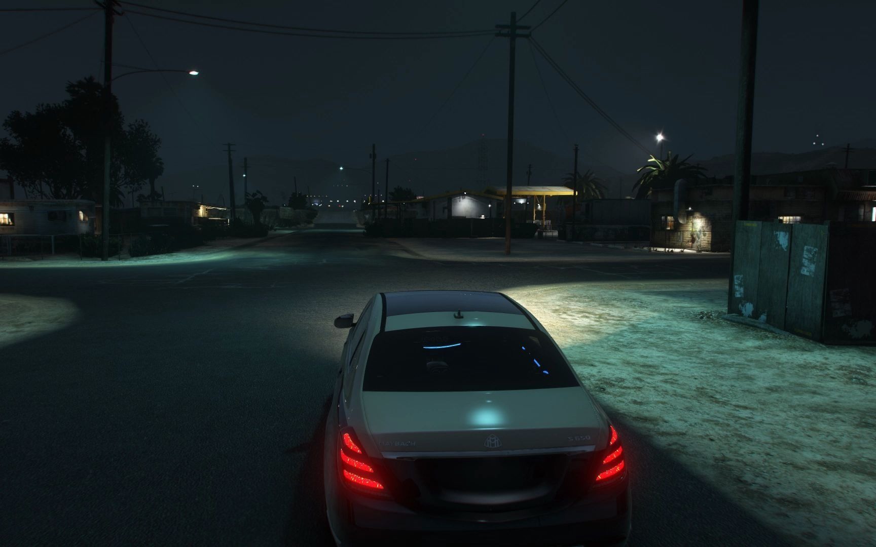 gta5黑夜展示双色迈巴赫_哔哩哔哩_bilibili