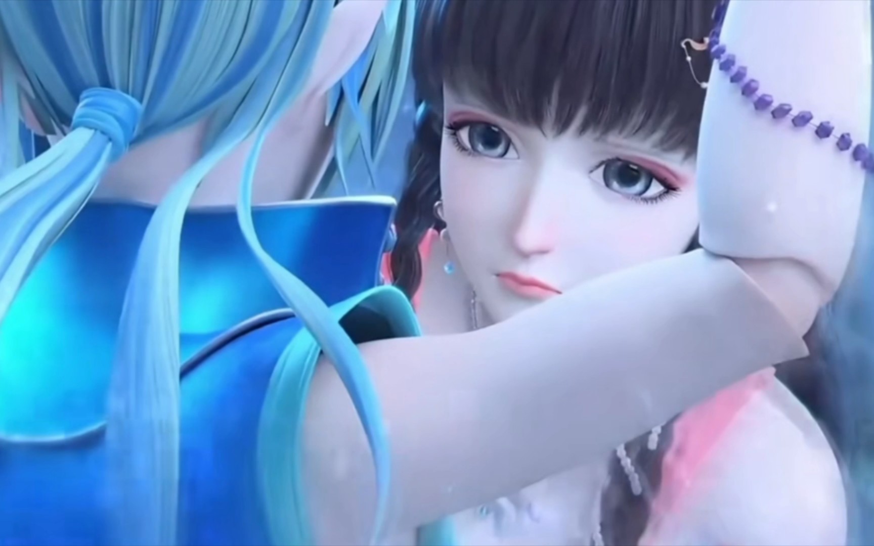 "当你奔向我时,我会脱下黑袍,义无反顾的奔向你 只为你"#叶罗丽精灵梦