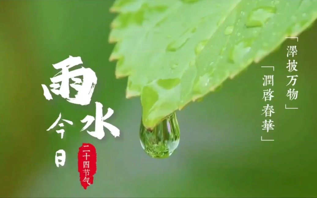 [图]春雨至，万物生。