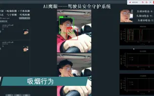 Télécharger la video: AI鹰眼——驾驶员疲劳检测和行为识别平台