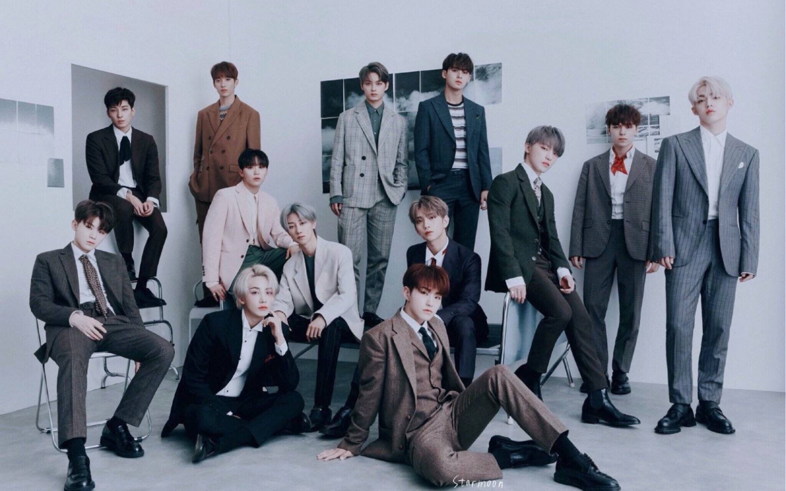 【seventeen】他们回归了,带着新曲《毒:fear》来了,真的好绝一群男的