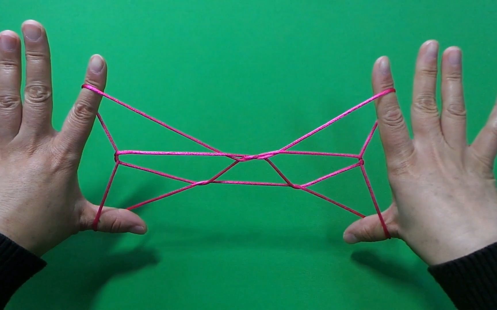 翻绳教程之28立体眼镜