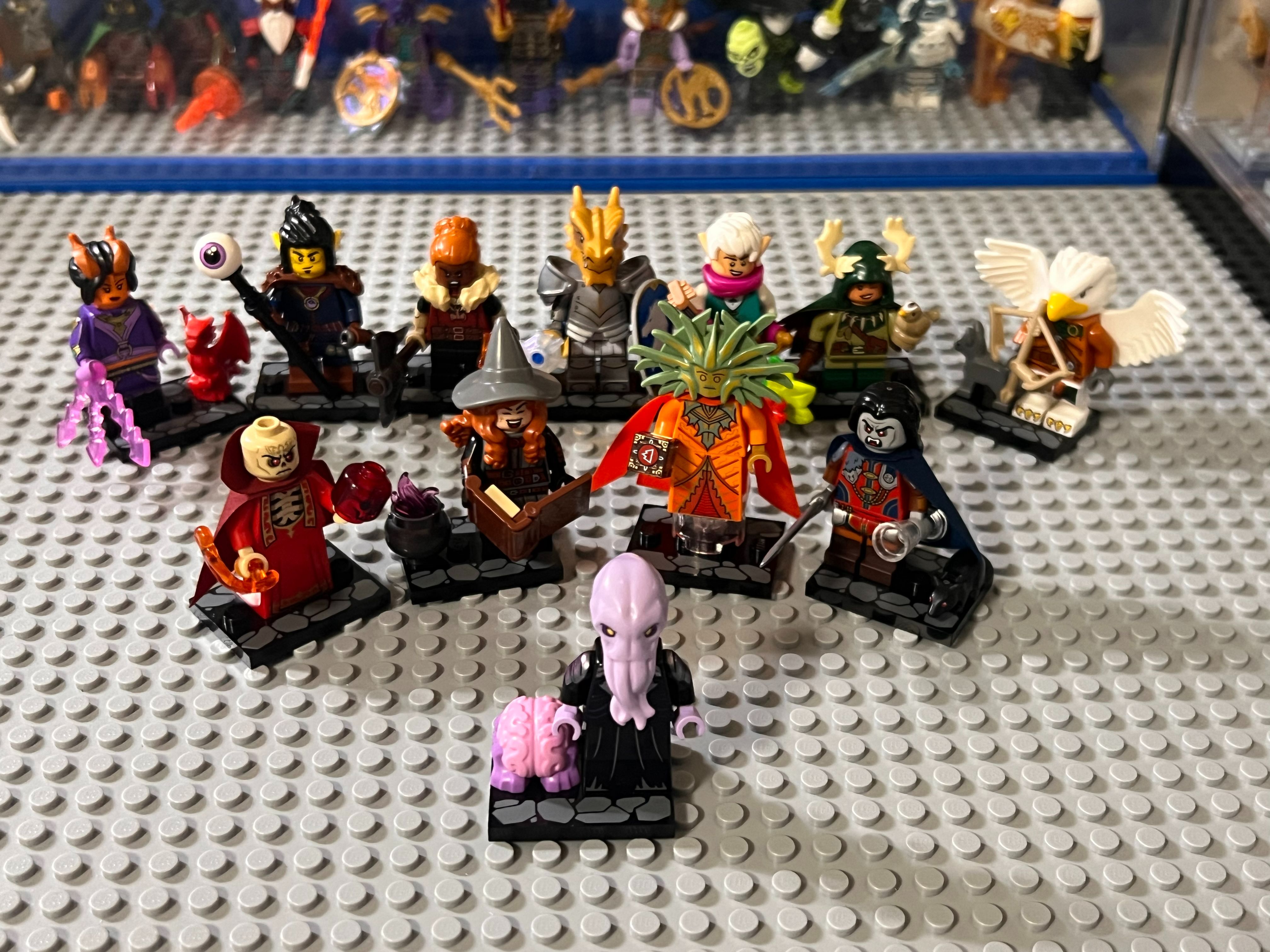 【测评·lego】 乐高龙与地下城人仔抽抽乐开箱测评