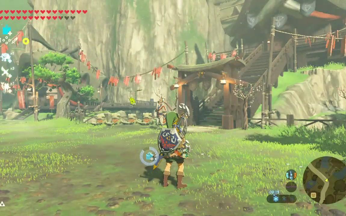 塞尔达日常野炊主动盾挡炸弹练习