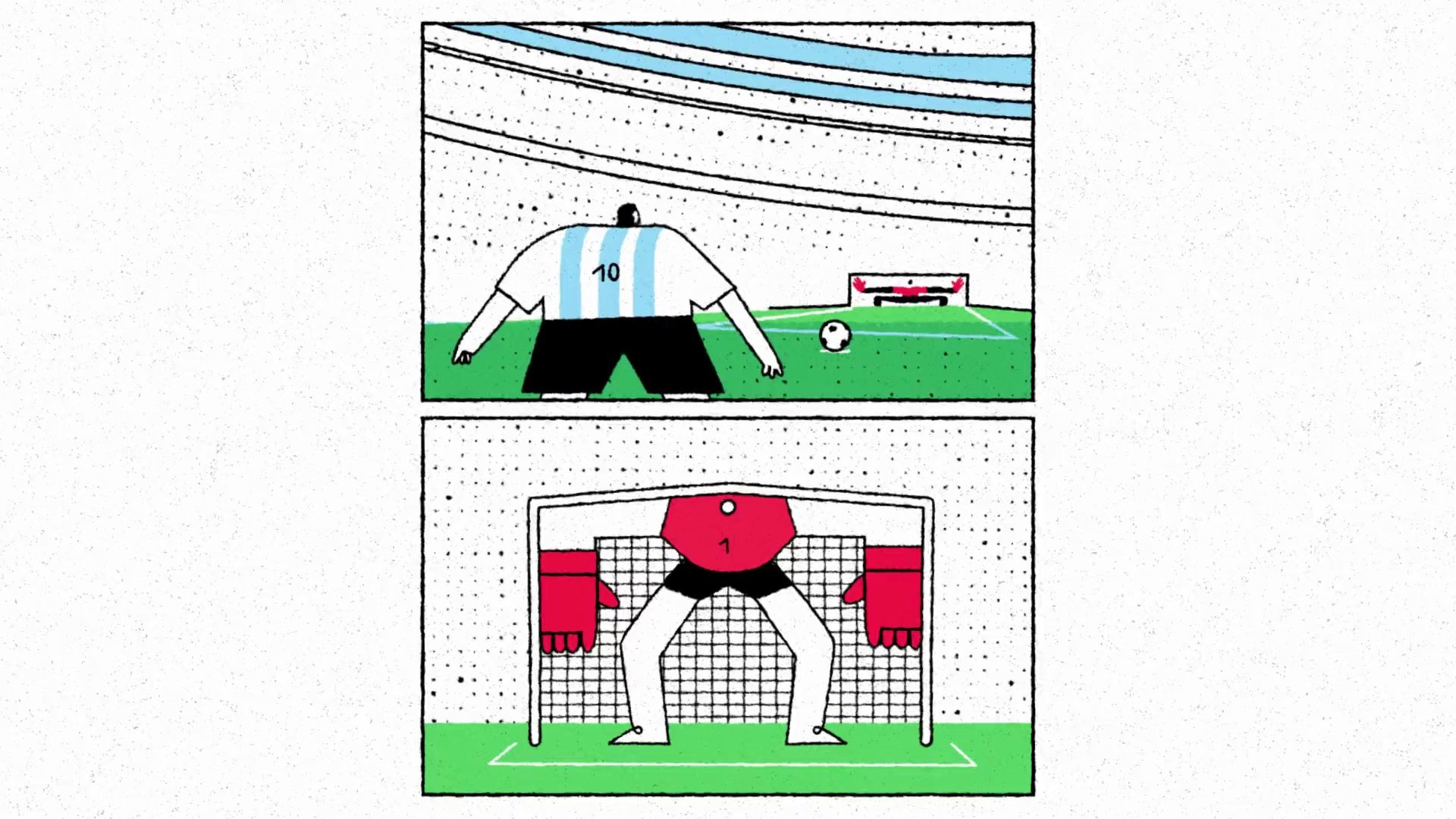 【MG动画】有趣的世界杯动画(World Cup 2018. The Penalty)| 搬运哔哩哔哩bilibili