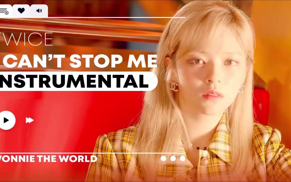 [图]TWICE - I CAN'T STOP ME 伴奏 Instrumental