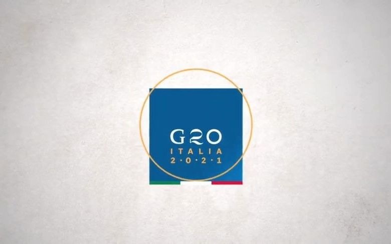 2021年g20峰会会徽亮相!灵感源自达·芬奇的维特鲁威人