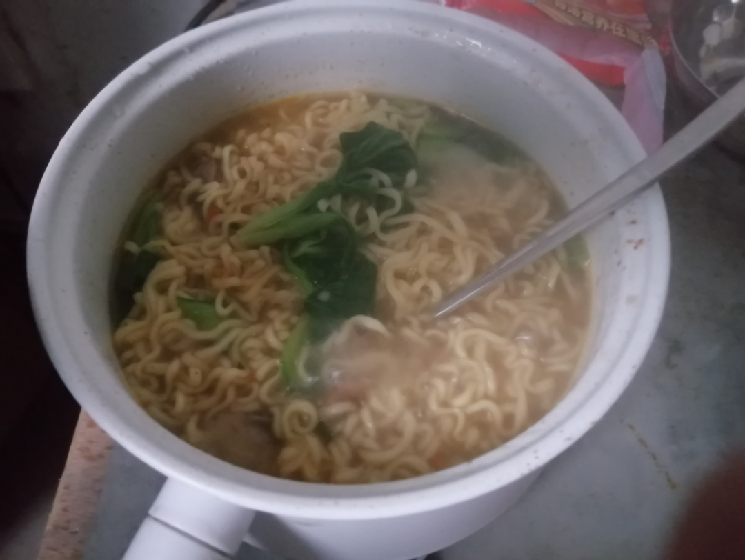 煮方便面,味道好极啦