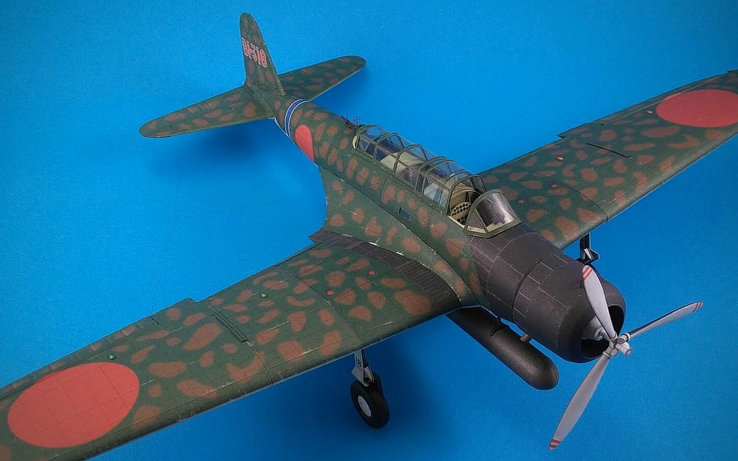 【纸模制作】1/33中岛97舰攻纸模Paweł Mistewicz出品，YouTube转载，Technick - Paper Models频道 ...