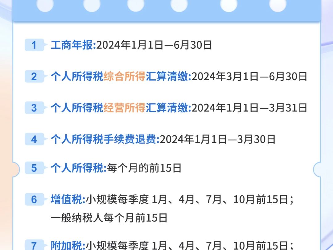 票总管发票管理小课堂:财务,会计必知的2024年报税时间点及申报流程!