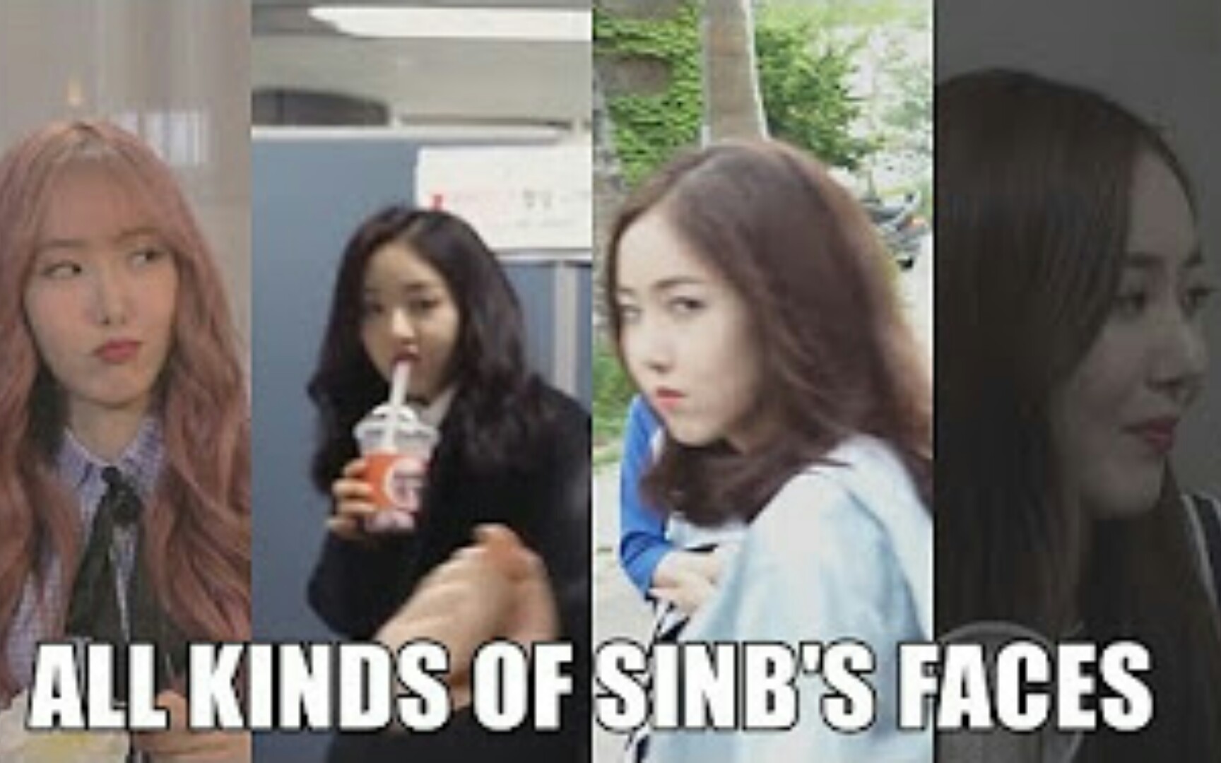 〔GFRIEND/SinB〕各种表情  表情大法师哔哩哔哩bilibili