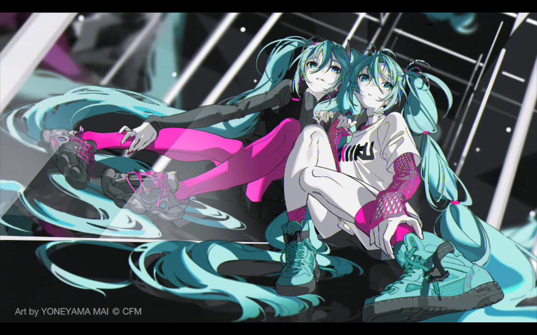 [手指画的怪怪的]飞乐file x 米山舞初音休闲鞋