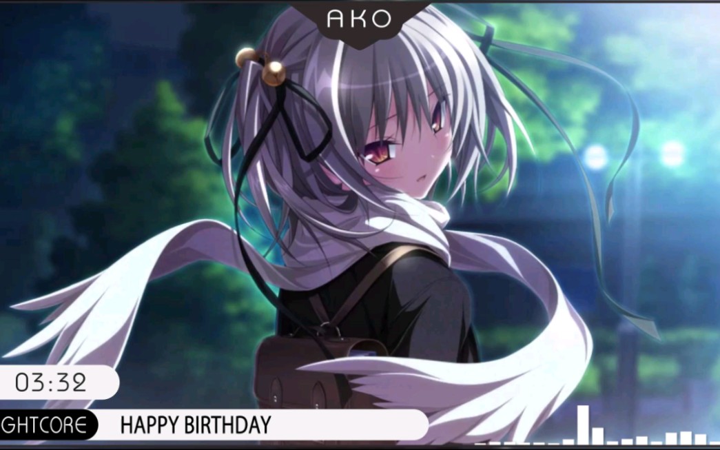 nightcorenightcore」→ happy birthday「back number