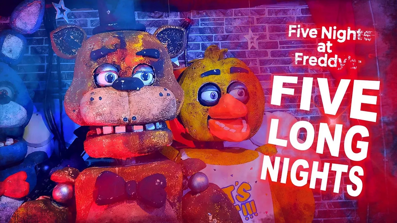 [图]【FNAF】“五个漫漫长夜” 真人版｜Five Long Nights｜Song By JT Music