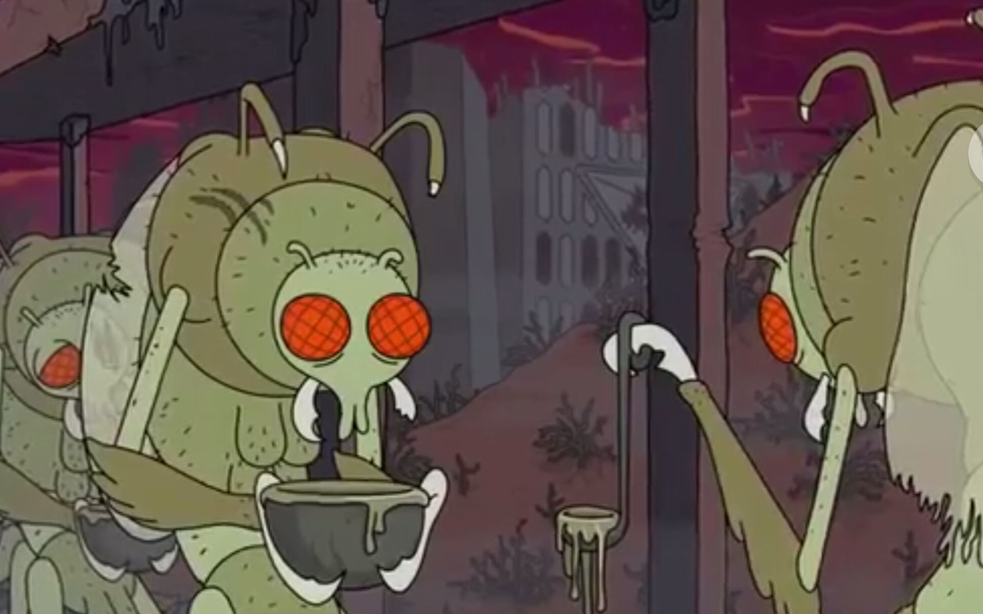 我们蝇人凄惨得都吃不上饭啦瑞克和莫蒂ricksandmortyseason3第三季