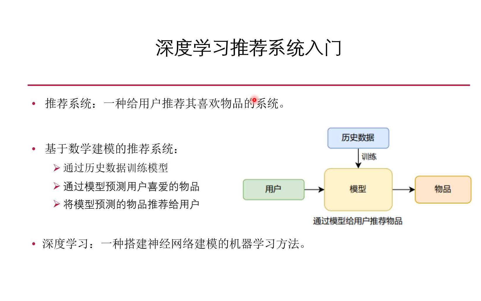 深度学习推荐系统入门哔哩哔哩bilibili