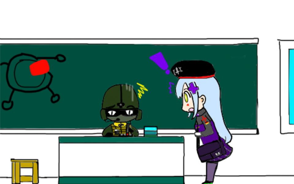 彩虹前线少女六号耶格与416的日常演习