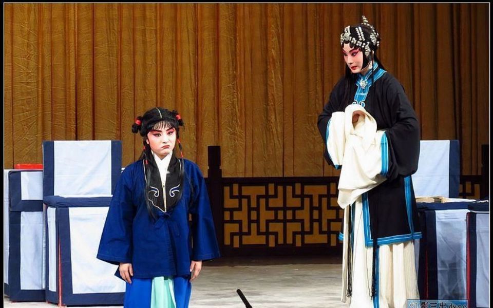 京剧全剧学唱up主唱梅派全部三娘教子二黄唱腔儿带前面引子